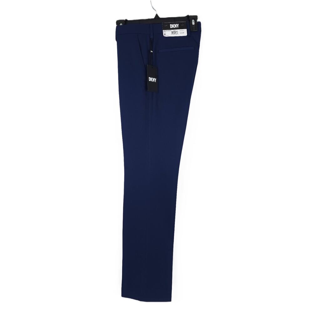 DKNY Mens Modern Fit Dress Pants 34x29 Blue Solid Stretch NWT - Picture 4 of 7